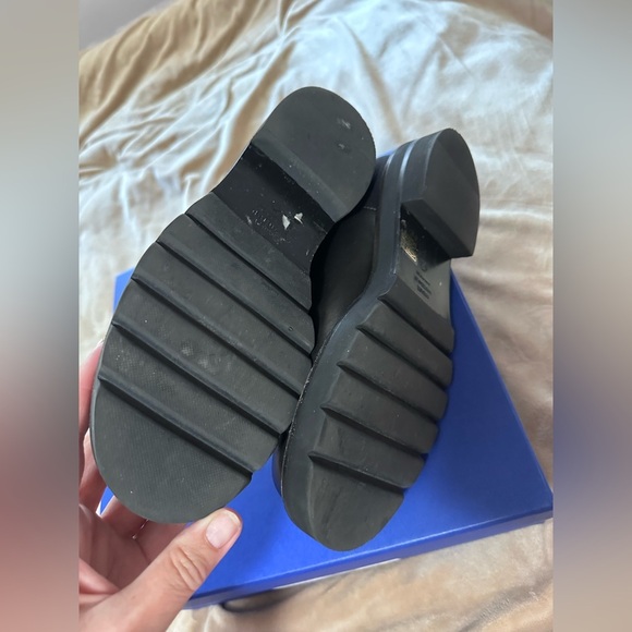 Stuart Weitzman 5050 Lift Bootie Black Leather Boots 7.5 NIB - Picture 6 of 6